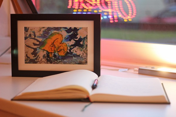 Diamalerei - Gästebuch