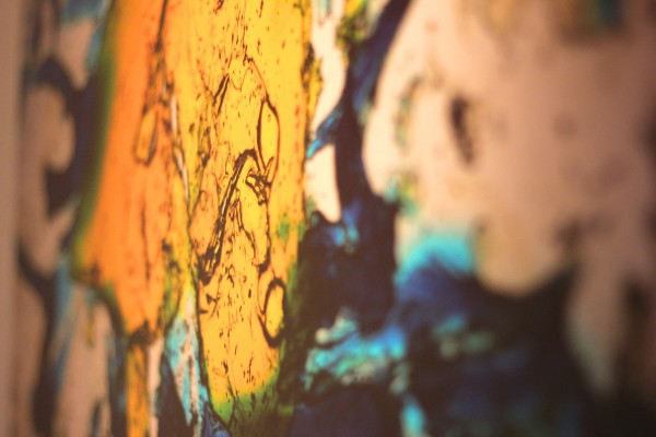 Diamalerei - Detail Swimming Heart